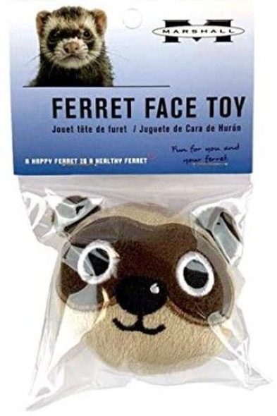 Marshall Ferret Face Plush Toy 1 count