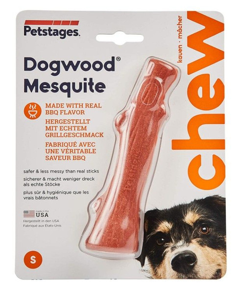 Petstages Dogwood Mesquite BBQ Chew Stick for Dogs Small 1 count