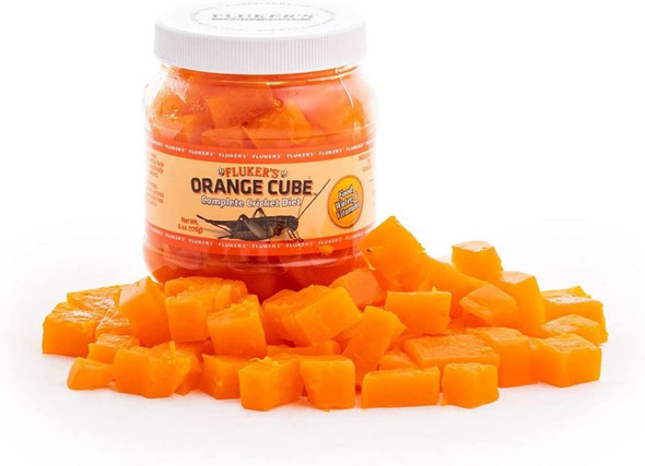 Flukers Orange Cube Complete Cricket Diet 6 oz