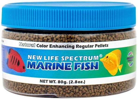 New Life Spectrum Marine Fish Food Regular Sinking Pellets 80 g