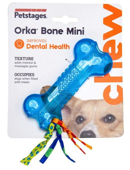 Petstages Orka Bone Chew Toy for Dogs Mini 1 count