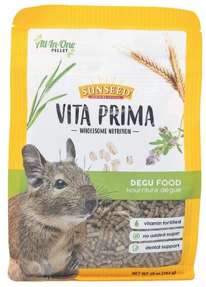 Sunseed Vita Prima All in One Pellet Degu Food 28 oz