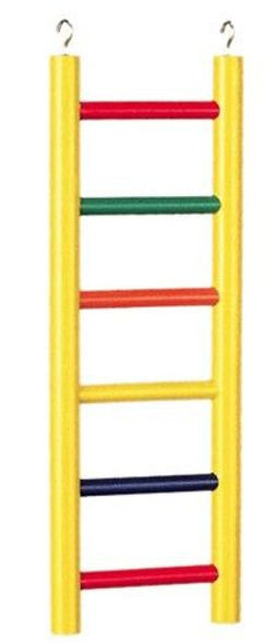 Prevue Carpenter Creations Hardwood Bird Ladder Assorted Colors 6 Rung 12 Long