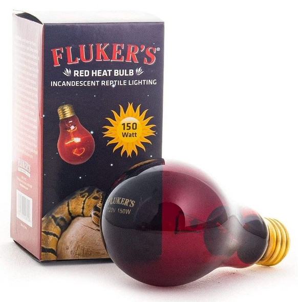 Flukers Red Heat Incandescent Bulb 150 Watt