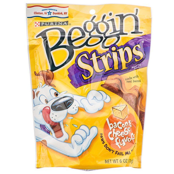 Purina Beggin' Strips Dog Treats - Bacon & Cheese Flavor 6 oz