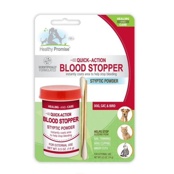 Four Paws Quick Blood Stopper Antiseptic Styptic Powder 0.5 oz