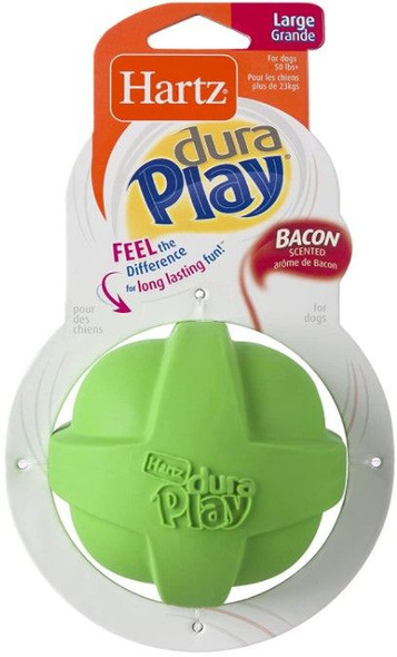 Hartz Dura Play Bacon Scented Dog Ball Toy Large 1 count