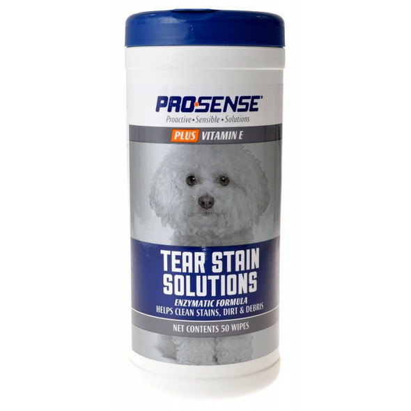 Pro-Sense Plus Tear Stain Solutions for Dogs 50 Count