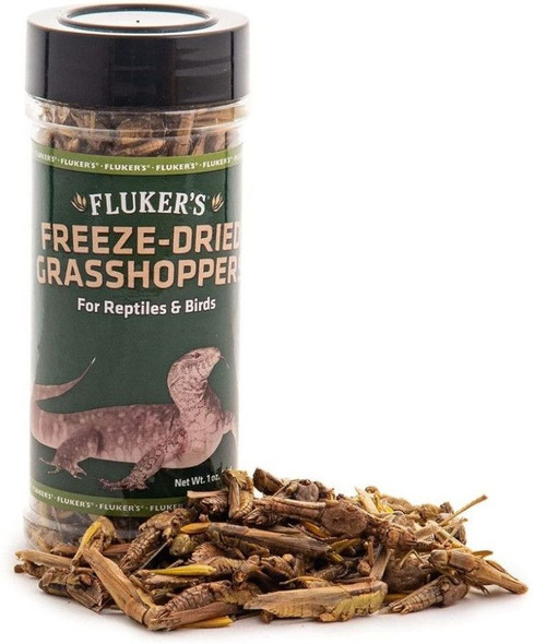 Flukers Freeze-Dried Grasshoppers 1 oz