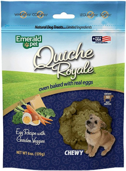 Emerald Pet Quiche Royal Garden Vegetable Treat for Dogs 6 oz