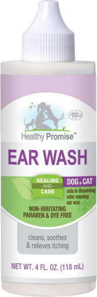Four Paws Healthy Promise Dog and Cat Ear Wash 4 oz