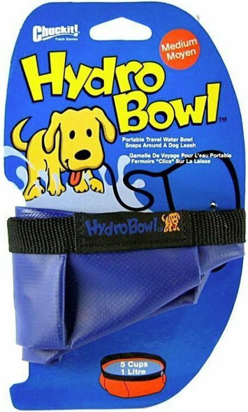 Chuckit Hydro-Bowl Travel Water Bowl Medium - Holds 5 Cups