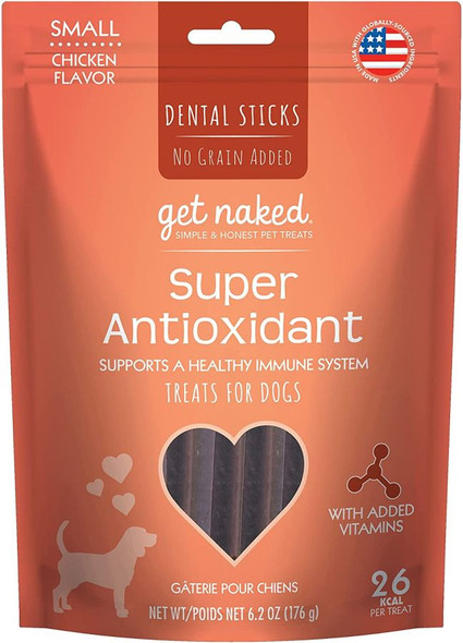 Get Naked Super Antioxidant Dental Chews Small (6.2 oz)