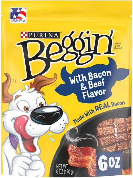 Purina Beggin' Strips - Bacon & Beef Flavor 6 oz
