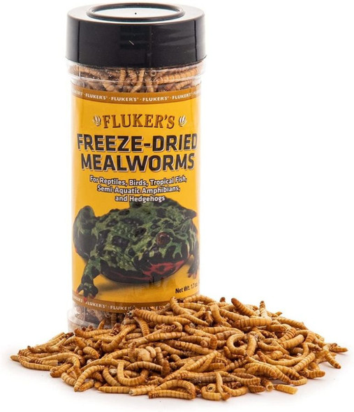 Flukers Freeze-Dried Mealworms 1.7 oz