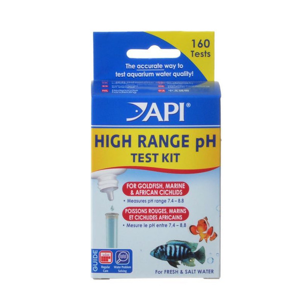 API pH High Range Test Kit FW & SW 160 Tests