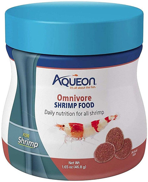 Aqueon Omnivore Shrimp Food 1.65 oz