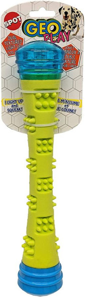Spot Geo Play Light and Sound Stick Large Dual Texure Dog Toy Assorted 1 count