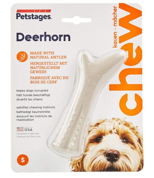 Petstages Deerhorn Natural Antler Chew for Dogs Small 1 count