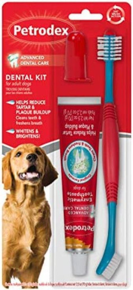 Sentry Petrodex Dental Kit for Adult Dogs 1 count