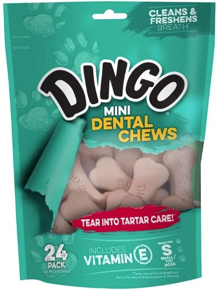 Dingo Dental Chews - Total Care Mini - 24 Pack