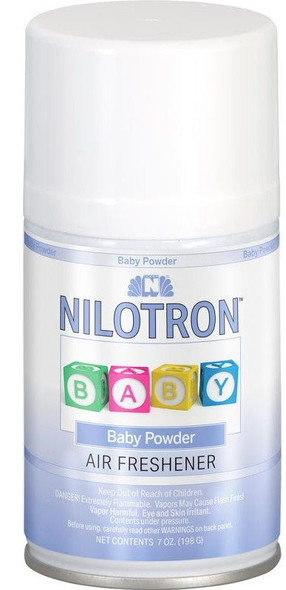 Nilodor Nilotron Deodorizing Air Freshener Baby Powder Scent 7 oz