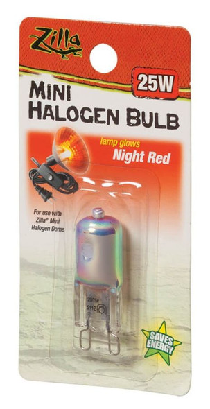 Zilla Mini Halogen Bulb - Night Red 25W