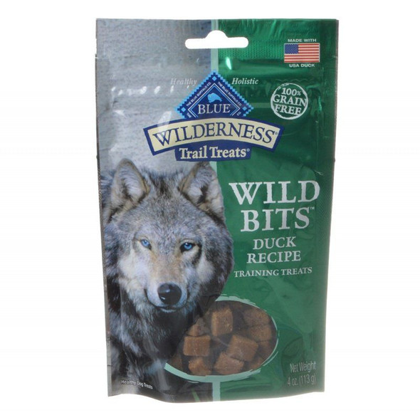 Blue Buffalo Wilderness Trail Treats Wild Bits - Duck Recipe Training Treats 4 oz