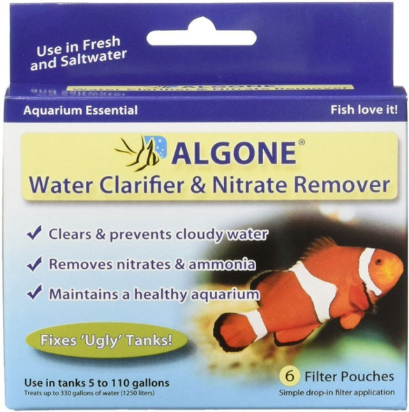 Algone Water Clarifier & Nitrate Remover Up to 110 Gallons