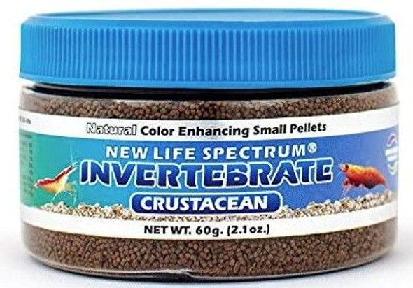 New Life Spectrum Natural Color Enhancing Invertebrate Crustacean Small Pellet 60 g