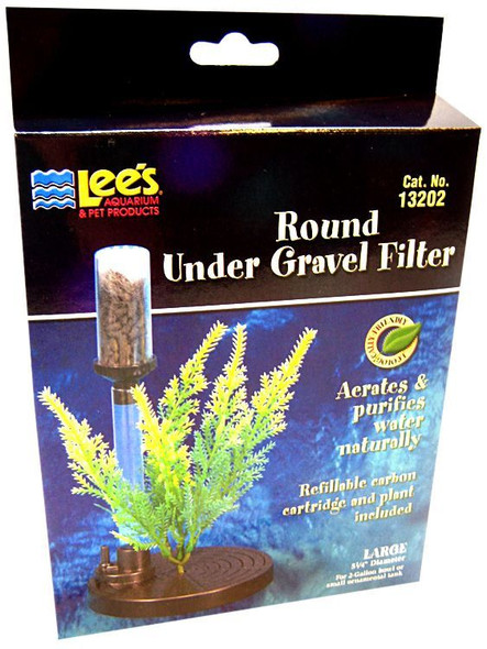 Lees Fishbowl Undergravel Filter 5.25 Diameter (2 Gallons)