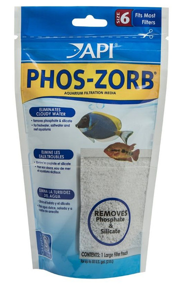 API Phos-Zorb for API Nexx & Rena Smartfilter Size 6 - 5.25 oz - (Treats 55 Gallons)