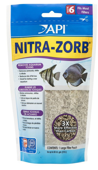 API Nitra-Zorb for API NexxFilter & Rena Smartfilter Size 6 = 7.4 oz (Treats 55 Gallons)