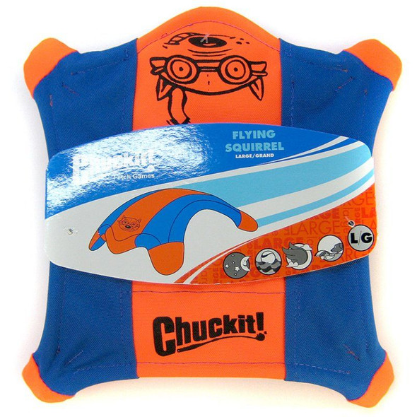Chuckit Flying Squirrel Toss Toy Large - 11 Long x 11 Wide