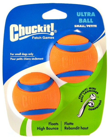 Chuckit Ultra Balls Small - 2 Count - (2 Diameter)