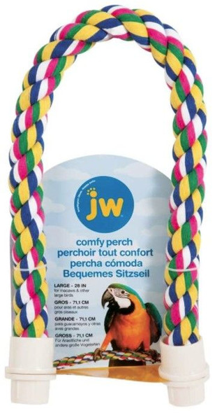 JW Pet Flexible Multi-Color Comfy Rope Perch 28 Large 1 count