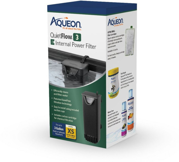 Aqueon Quietflow E Internal Power Filter 3 Gallons