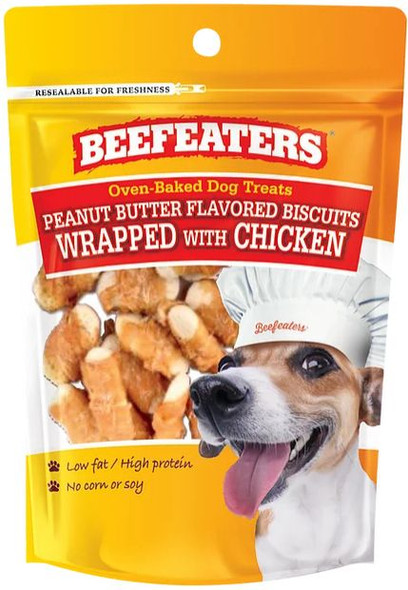 Beefeaters Oven Baked Peanut Butter with Chicken Biscuit for Dogs 13 oz