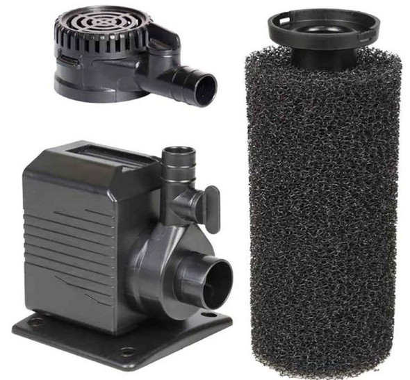 Beckett Crystal Pond Dual Purpose Pond and Fountain Pump with Pre-Filter 430 GPH
