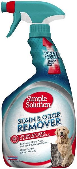 Simple Solution Stain & Odor Remover 32 oz Spray Bottle