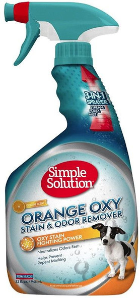 Simple Solution Orange Oxy Stain & Odor Remover 32 oz