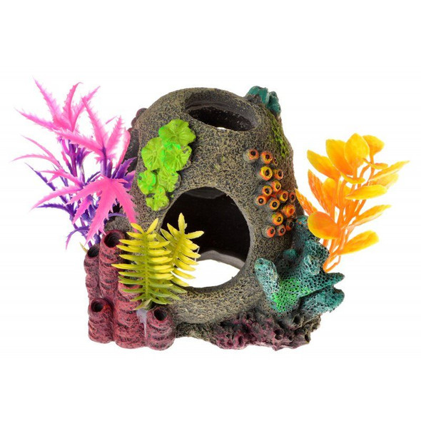 Exotic Environments Sunken Orb Floral Ornament 1 Count