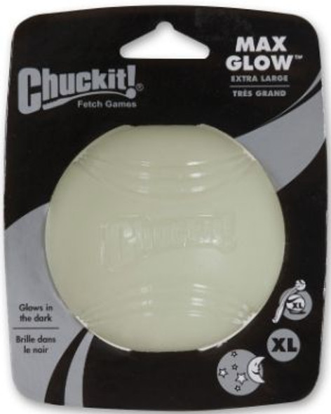 Chuckit Max Glow Ball X-Large Ball - 3.5 Diameter - 1 Pack