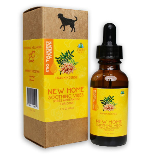 Calm Paws New Home Frankincense Blend Soothing Essential Oil for Dogs 1 oz