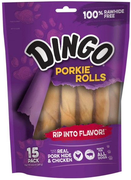 Dingo Porkie Rolls 15 Pack