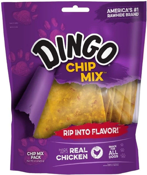 Dingo Chip Mix - Chicken in the Middle (No China Sourced Ingredients) 16 oz