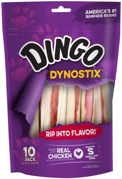 Dingo Dynostix Meat & Rawhide Chew 5 (10 Pack)