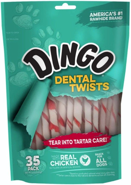 Dingo Dental Twists for Total Care 35 Pack