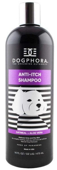 Dogphora Anti-Itch Oatmeal and Aloe Shampoo 16 oz