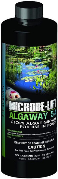 Microbe-Lift Algaway 5.4 for Ponds 32 oz (Treats 11,356 Gallons)